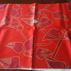 Marimekko fabric remnants- Irmeli 2008 Red & Red